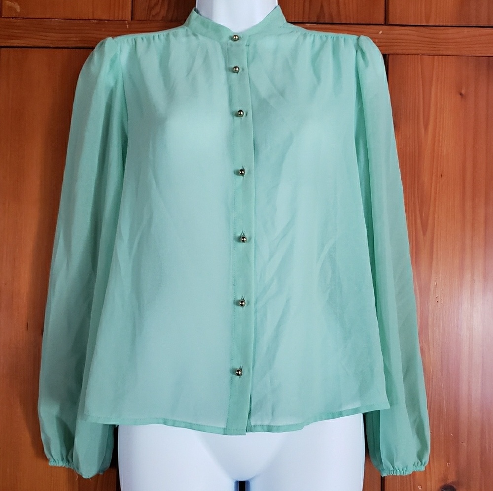 Sheer blouse
